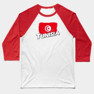 Tunisia flag Baseball T-Shirt